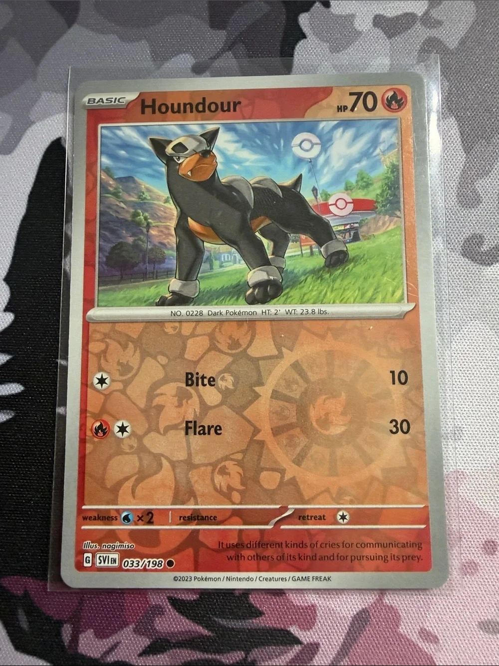 Houndour Houndoom Reverse Holo Evolution Pokémon Card Lot ✨5/$25✨
